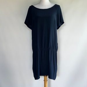 Nili Lotan Silk Drop Waist Dress - sz M